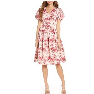 Beautiful Rachel Parcel Fit & Flare Floral Dress